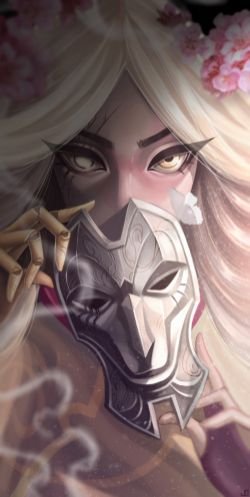 Female Jhin (genderbend) by jellyemily HD Wallpaper Background Fan Art Artwork League of Legends lol