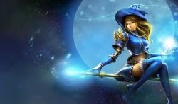 Sorceress Lux Splash Art League of Legends Artwork Wallpaper lol