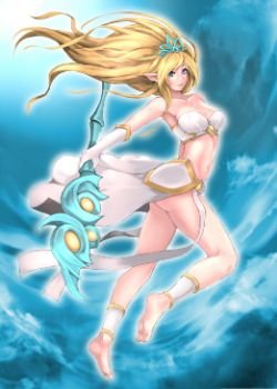 Sexy Janna by やしちぃ HD Wallpaper Fan Art Artwork League of Legends lol