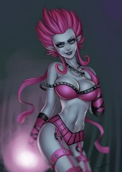 Evelynn by essentialsquid (2) HD Wallpaper Fan Art Artwork League of Legends lol