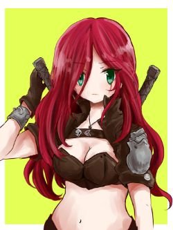 Katarina by furan HD Wallpaper Fan Art Artwork League of Legends lol