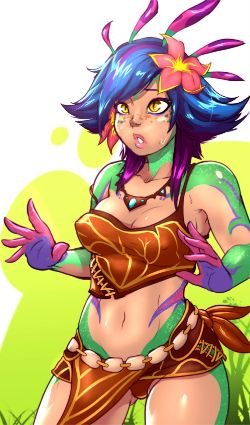 Neeko by Breno KSP HD Wallpaper Background Fan Art Artwork League of Legends lol