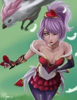 Heartseeker Quinn by miosubarashii HD Wallpaper Background Fan Art Artwork League of Legends lol
