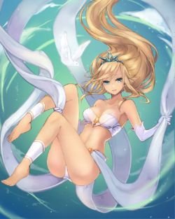 Sexy Janna by ゆう HD Wallpaper Fan Art Artwork League of Legends lol