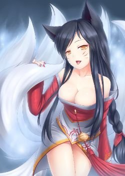 Ahri by ケラス @ ３日目東ヵ19a League of Legends Fan Art Artwork Wallpaper lol