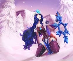 Snowstorm Sivir by hellfire-shield HD Wallpaper Fan Art Artwork League of Legends lol