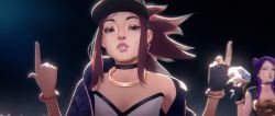 K/DA - POPSTARS (KDA Akali & Kai'Sa) (ft Madison Beer, (G)I-DLE, Jaira Burns) HD 4k Wallpaper Background Official Art Artwork League of Legends lol (1)