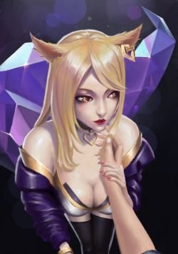K/DA Ahri by Shallow-_ HD Wallpaper Background Fan Art Artwork League of Legends lol