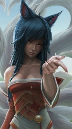 Ahri by AnOtterOne HD Wallpaper Background Fan Art Artwork League of Legends lol