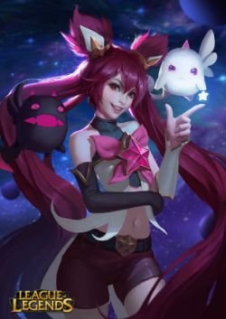 Star Guardian Jinx by 糖醋莲白_qq HD Wallpaper Background Fan Art Artwork League of Legends lol