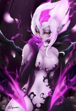 Sexy Evelynn Rework by Segesta洁Ovo HD Wallpaper Background Fan Art Artwork League of Legends lol