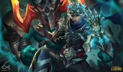 Hell Walker Ezreal and Alistar (Skin Concept) by citemer HD Wallpaper Artwork Fan Art League of Legends lol