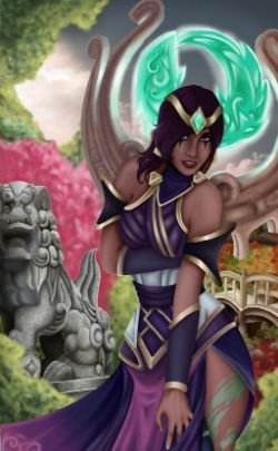 Karma by JulietGarciaArt HD Wallpaper Fan Art Artwork League of Legends lol