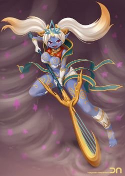 Soraka Sona by Nestkeeper HD Wallpaper Fan Art Artwork League of Legends lol