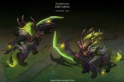 Elderwood Hecarim Concept by Yideth League of Legends Artwork Wallpaper lol (2)