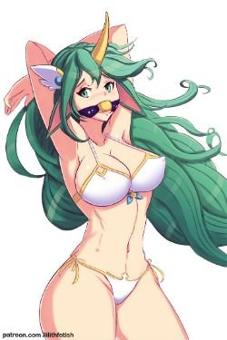 Sexy Star Guardian Soraka by Lilith-Fetish HD Wallpaper Background Fan Art Artwork League of Legends lol