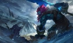 Classic Trundle Splash Art 4k HD Wallpaper Official Artwork League of Legends lol