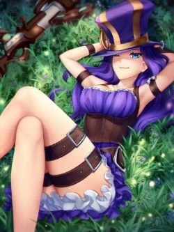 Caitlyn by GigaMessy HD Wallpaper Background Fan Art Artwork League of Legends lol
