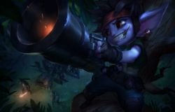 Guerilla Tristana Splash Art HD 4k Wallpaper Background Official Art Artwork League of Legends lol