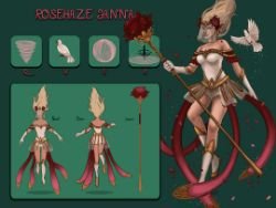 Rosehaze Janna (Skin Concept) by fivetinsoldiers HD Wallpaper Fan Art Artwork League of Legends lol
