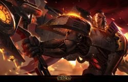 Dreadnova Darius Splash Art Close Up v2 HD Wallpaper Artwork League of Legends lol
