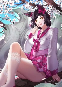 Dynasty Ahri by citemer HD Wallpaper Fan Art Artwork League of Legends lol