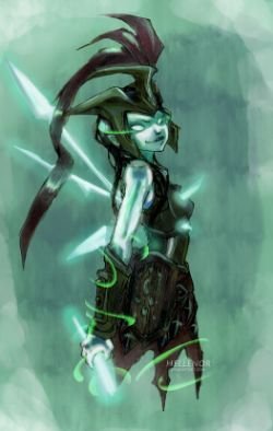 Kalista by Hellenor HD Wallpaper Fan Art Artwork League of Legends lol