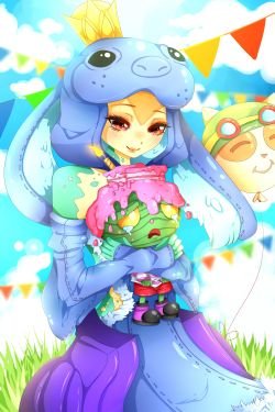 Urf the Nami-tee & Amumu by Harimii HD Wallpaper Fan Artwork League of Legends lol
