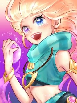 Zoe by 미다람 HD Wallpaper Background Fan Art Artwork League of Legends lol