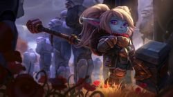 Classic Poppy Splash Art Update HD 4k 6k Wallpaper Background Official Art Artwork League of Legends lol