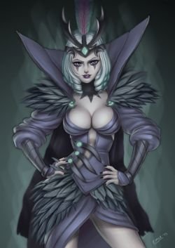 Ravenborn LeBlanc by essentialsquid HD Wallpaper Fan Art Artwork League of Legends lol