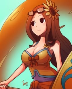Pool Party Leona by LataeDelan HD Wallpaper Fan Art Artwork League of Legends lol