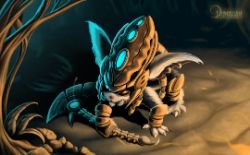 Headhunter Gnar by dunahan HD Wallpaper Fan Art Artwork League of Legends lol