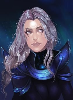 Diana Portrait by Haeaswen (2) HD Wallpaper Fan Art Artwork League of Legends lol