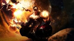 God Fist Lee Sin by nestroix HD Wallpaper Fan Art Artwork League of Legends lol