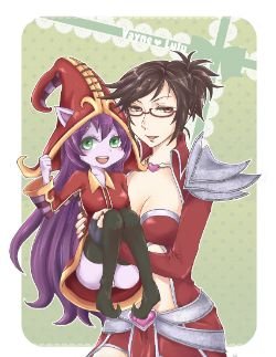 Lulu & Vayne by ichi HD Wallpaper Fan Art Artwork League of Legends lol