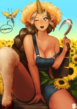 Farmer Soraka by InstantIP HD Wallpaper Fan Art Artwork League of Legends lol
