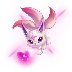 Kiko (Star Guardian Ahri) by 追梦的佐佐 HD Wallpaper Background Fan Art Artwork League of Legends lol Thumbnail