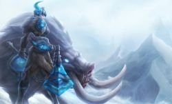 Sejuani by VegaColors HD Wallpaper Fan Art Artwork League of Legends lol