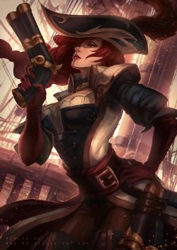 Captain Miss Fortune by MaR-93 HD Wallpaper Fan Art Artwork League of Legends lol