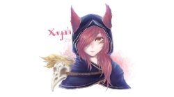 Xayah Portrait by 熾雪 HD Wallpaper Fan Art Artwork League of Legends lol