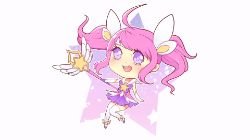 Chibi Star Guardian Lux by Puffyko HD Wallpaper Fan Art Artwork League of Legends lol (2)