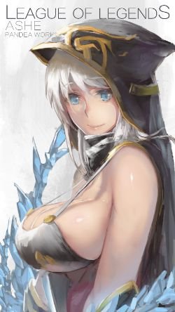 Ashe by Pandea_Work HD Wallpaper Fan Art Artwork League of Legends lol