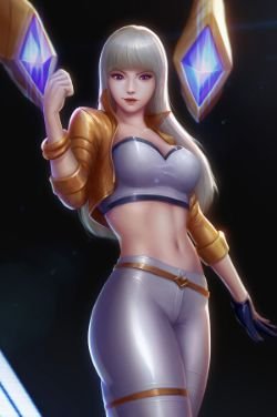 K/DA Kai'Sa Prestige Edition by tospeed HD Wallpaper Background Fan Art Artwork League of Legends lol