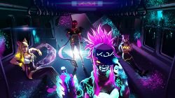 K/DA Ahri, Kai'Sa, Evelynn & Akali by jeya HD Wallpaper Background Fan Art Artwork League of Legends lol