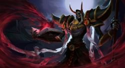 Blood Moon Karthus by SuyeonByun HD Wallpaper Fan Art Artwork League of Legends lol