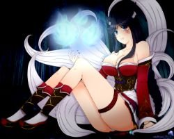 Sexy Ahri by FiviFimi HD Wallpaper Background Fan Art Artwork League of Legends lol