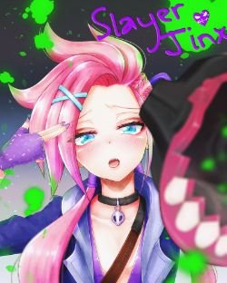 Slayer Jinx by いおりす HD Wallpaper Fan Art Artwork League of Legends lol