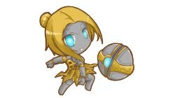 Chibi Orianna by みかみ HD Wallpaper Fan Artwork League of Legends lol
