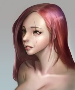 Katarina Portrait by 잉여 HD Wallpaper Background Fan Art Artwork League of Legends lol